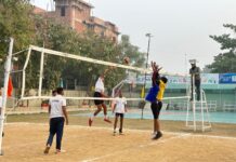 सरोजनीनगर इंटर स्कूल बॉयज वॉलीबॉल : मां श्री विंध्यवासिनी इंटर कॉलेज और स्टेला मैरिस स्कूल सेमीफाइनल में