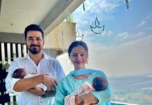 रुबीना दिलैक ने साझा की अपनी जुड़वां बेटियों की फोटो
