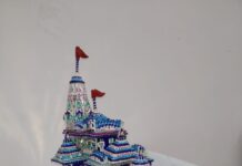 गुलाबी मीनाकारी का कमाल, श्रीराम मंदिर की सोने, चांदी और हीरे से बनी अनुकृति तैयार