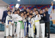 लखनऊ के ताइक्वांडो खिलाड़ियों ने 6 स्वर्ण , 5 रजत, 4 कांस्य सहित जीते 15 पदक