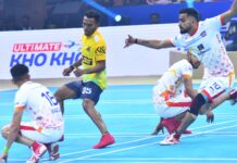 Ultimate Kho-Kho Season 2 : तेलुगू योद्धाज सेमीफाइनल में, चेन्नई क्विक गन्स को 8 अंक से दी मात