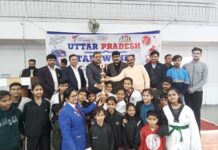 राज्य स्तरीय ताइक्वांडो प्रतियोगिता का समापन