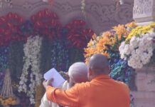 मंदिर वहीं बना है, जहां बनाने का संकल्प लिया थाः सीएम योगी