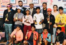 लखनऊ के ध्रुव सिंह और सौंदर्या को अखिल भारतीय टेनिस में एकल का खिताब