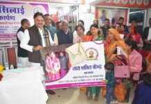 सरोजनीनगर में 70 तारा शक्ति सिलाई केंद्र स्थापित, 100 का था लक्ष्य