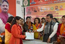 सरोजनीनगर में शक्ति वंदन अभियान, एसएचजी से जुडी मातृशक्ति हुई सम्मानित
