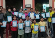 लखनऊ की सब जूनियर बालक खो-खो टीम को तीसरा स्थान