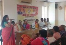 महानगर अध्यक्ष आनंद द्विवेदी ने लांच किया लोकसभा चुनाव प्रचार गीत