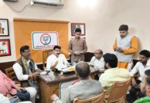 भाजपा प्रत्याशी ओपी श्रीवास्तव 26 अप्रैल को पूर्वी विधानसभा से भरेंगे हुंकार