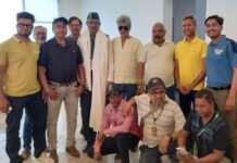 एलएसजेए ने एलएसजी सीइओ विनोद बिष्ट एवं यूपीसीए मीडिया मैनेजर मोहम्मद फहीम को किया सम्मानित