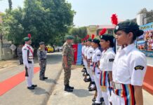 एडीजी ने उत्कृष्ट उपलब्धियों के लिए योग्य एनसीसी कैडेटों को किया सम्मानित