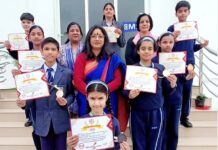 अन्तर्राष्ट्रीय हिन्दी ओलम्पियाड : सीएमएस छात्रों ने जीते 4 गोल्ड सहित 8 मेडल
