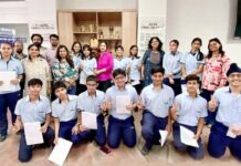 बोर्ड परीक्षा में सीएमएस कैम्ब्रिज का शानदार प्रदर्शन