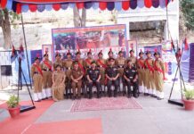 ग्रुप कमांडर ब्रिगेडियर नीरज पुनेठा ने जानी 19 यूपी गर्ल्स बटालियन की उपलब्धि