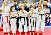 श्रेष्ठ व जान्हवी के दोहरे स्वर्ण सहित लखनऊ के कराटे खिलाड़ियों ने जीते 9 पदक