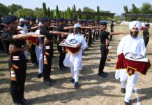 सेना चिकित्सा कोर में सैनिक के रूप में शामिल हुए 219 रंगरूट