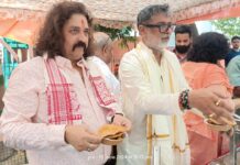 उत्तर प्रदेश खेल विभाग द्वारा आयोजित भंडारे में भक्तजनों ने ग्रहण किया प्रसाद