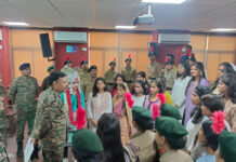 ब्रिगेडियर नीरज पुनेठा ने एसआरएमयू बाराबंकी में 63 यूपी बटालियन एनसीसी के सीएटीसी शिविर का दौरा किया