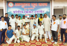 अथर्व, फैजान व श्रेयांश के कमाल से सेंचुरी स्पोर्ट्स सोसायटी चैंपियन