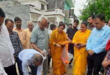 सरस्वती पुरम जानकीपुरम में वर्षों से पड़े हुए विकास कार्यों में आई तेजी