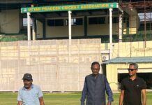 यूपीसीए मीडिया मैनेजर व नोडल अधिकारी ने किया ग्रीन पार्क मीडिया सेंटर का निरीक्षण