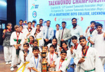 20वी जिला/ इंटरस्कूल ताइक्वांडो चैंपियनशिप में हार्नर कॉलेज विजेता, लामार्टिनियर ब्वायज उपविजेता