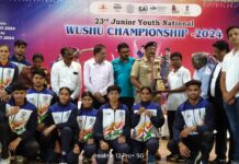 राष्ट्रीय जूनियर वुशू में उत्तर प्रदेश को तीसरा स्थान