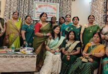 सावनी गीतों पर नाच-गा कर प्रियदर्शिनी महिला मंडल ने मनाया हरियाली तीज