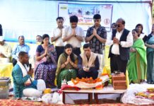 एसकेडी हॉस्पिटल वृंदावन योजना के लिए हुआ भूमि पूजन