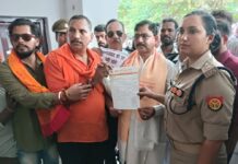 राहुल गांधी का अलगाववादी बयान, हिंदू महासभा त्रिदंडी ने हजरतगंज कोतवाली में की शिकायत