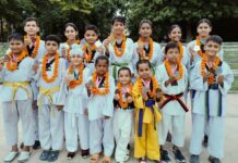 ऑक्सफोर्ड ताइक्वांडो अकादमी के पदक विजेता खिलाड़ियों का हुआ सम्मान