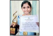 नेशनल ताइक्वाण्डो चैम्पियनशिप में सीएमएस छात्रा मानसी ने जीता गोल्ड