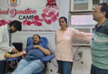 लखनऊ के व्यापारियों ने 50 यूनिट रक्तदान कर किया जागरुक