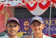 सीएएल की लगातार दूसरी जीत, अंश व सम्यक की तूफानी बल्लेबाजी