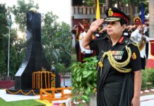 लेफ्टिनेंट जनरल कविता सहाय ने एएमसी के जाबांज नायकों को दी श्रद्धांजलि