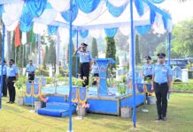 मध्य वायु कमान मुख्यालय में मनी भारतीय वायु सेना की 92वीं वर्षगांठ
