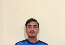 एलसीए के विकेट कीपर बल्लेबाज अभय प्रजापति अरुणाचल प्रदेश अंडर -19 टीम में