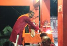 शीतल बाग आश्रम जेहटा में गूंजी मां भवानी की स्तुतियां
