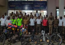 पूर्व हवलदार यशपाल पाटिल ने मुंबई से झाँसी तक चलाई 1100 किमी साइकिल