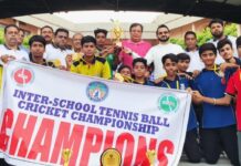 रासफिल अकादमी ने जीती अंतर विद्यालयी टेनिस बॉल क्रिकेट प्रतियोगिता