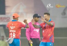 फरीदाबाद स्लेजहैमर नाइट्स ने शरद लुंबा के शतक के बावजूद गुड़गांव पैट्रियट्स को हराया; नोएडा ईगल्स पर जीत में पीटर ट्रेगो का कमाल