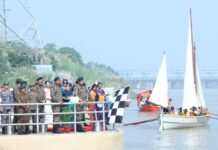 एनसीसी ने 76वें गणतंत्र दिवस के उपलक्ष्य में कानपुर से कोलकाता तक विशेष नौकायन अभियान चलाया।