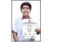 क्वीन्स कॉमनवेल्थ निबन्ध प्रतियोगिता में सी.एम.एस. छात्र ने जीता सिल्वर मेडल