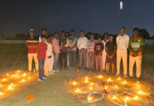 लखनऊ क्रिकेट अकादमी के चौक ग्राउंड पर धूमधाम से मनाई गई दीपावली