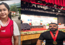 लखनऊ की रोमा सिंह और बड़ौत के प्रभात वर्मा ने नए रिकार्ड बनाते हुए जीता स्वर्ण