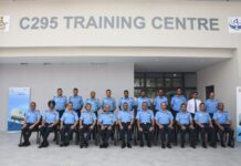 वायुसेना स्टेशन आगरा में सी-295 फुल मोशन सिम्युलेटर का उद्घाटन