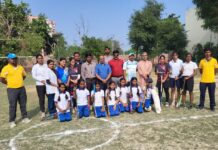 यूजी पब्लिक स्कूल ने जीती आरके गुप्ता मेमोरियल गर्ल्स सॉफ्टबॉल हॉकी