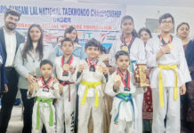 ऑक्सफोर्ड ताइक्वांडो अकादमी ने राष्ट्रीय आमंत्रण ताइक्वांडो में जीते 5 स्वर्ण