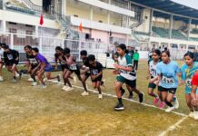 ठंड भी कम नहीं कर सकी जोश, ट्रायल में उमड़े शहर भर के एथलीट
