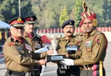सीनियर कैडर कोर्स-03 की परेड में अग्गू विट्टल को प्रथम पुरस्कार